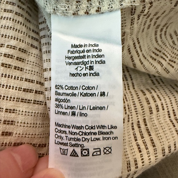 Madewell flutter-sleeve square-neck mini dress in striped jacquard. Size S. - Picture 14 of 15